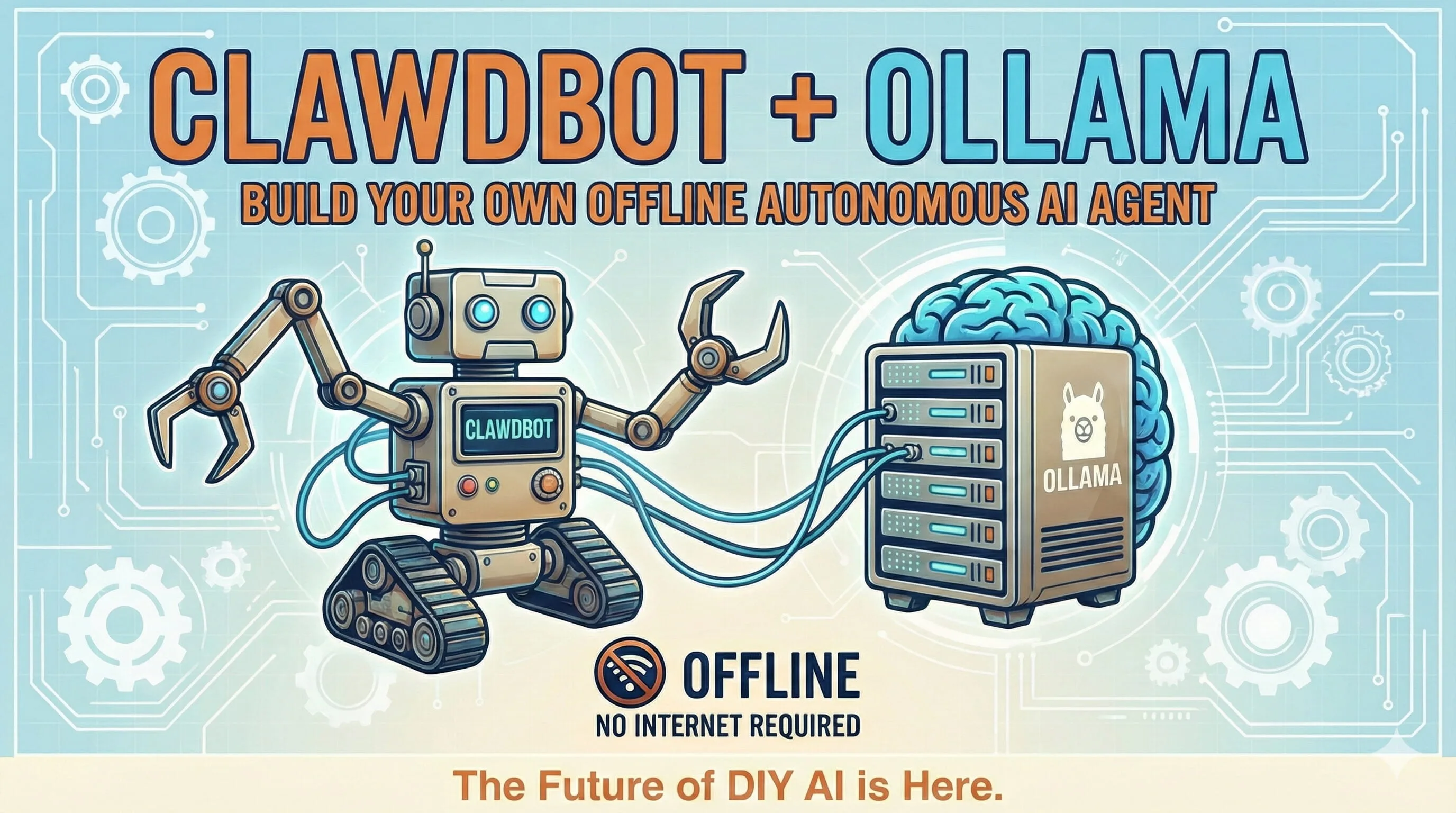 Clawdbot + Ollama: Build Your Own Offline Autonomous AI Agent