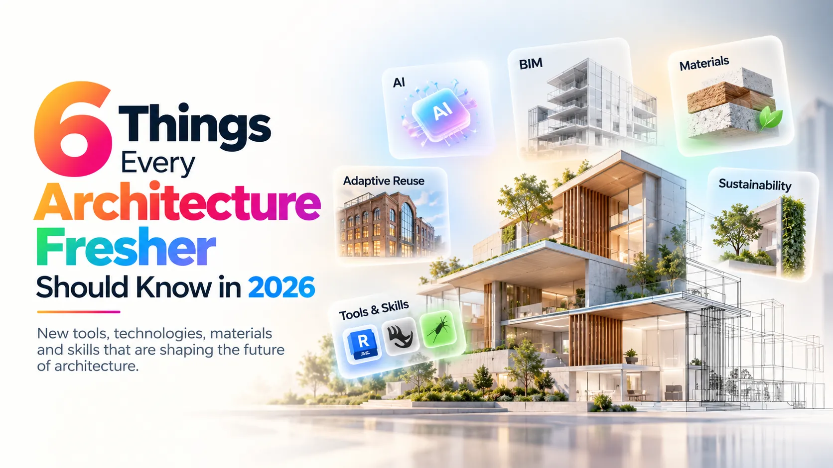 6 Things Every Architecture Fresher Should Know in 2026